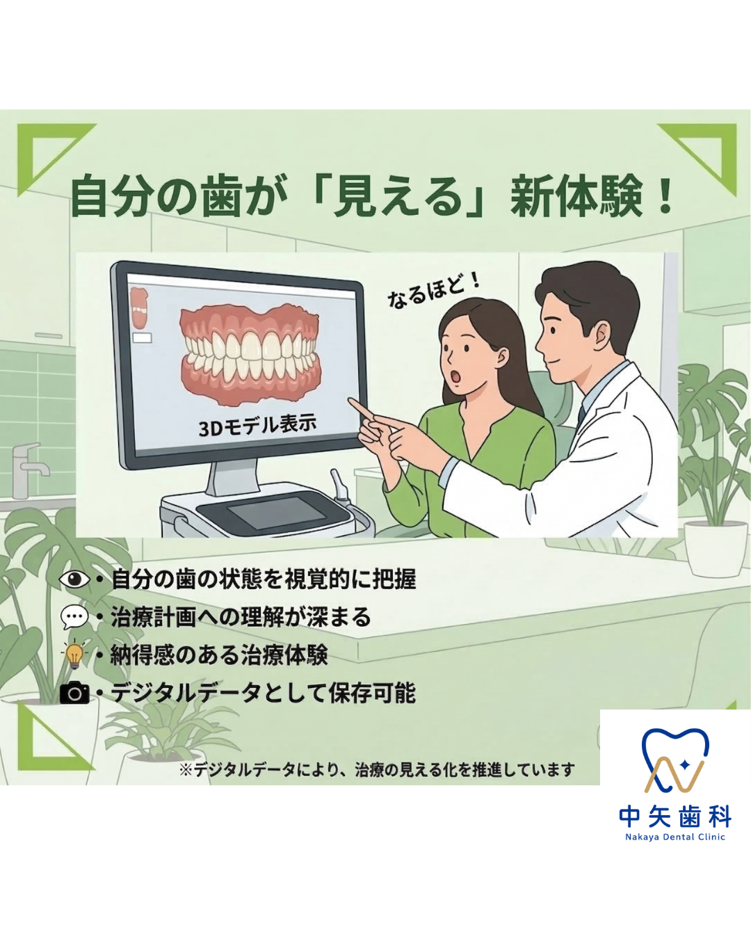 中矢歯科に導入された最新の口腔内3Dスキャナー本体